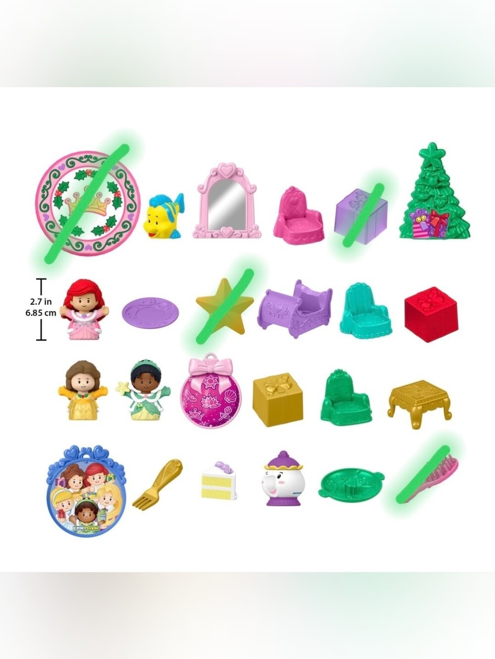 Little People Disney Princess Christmas Set